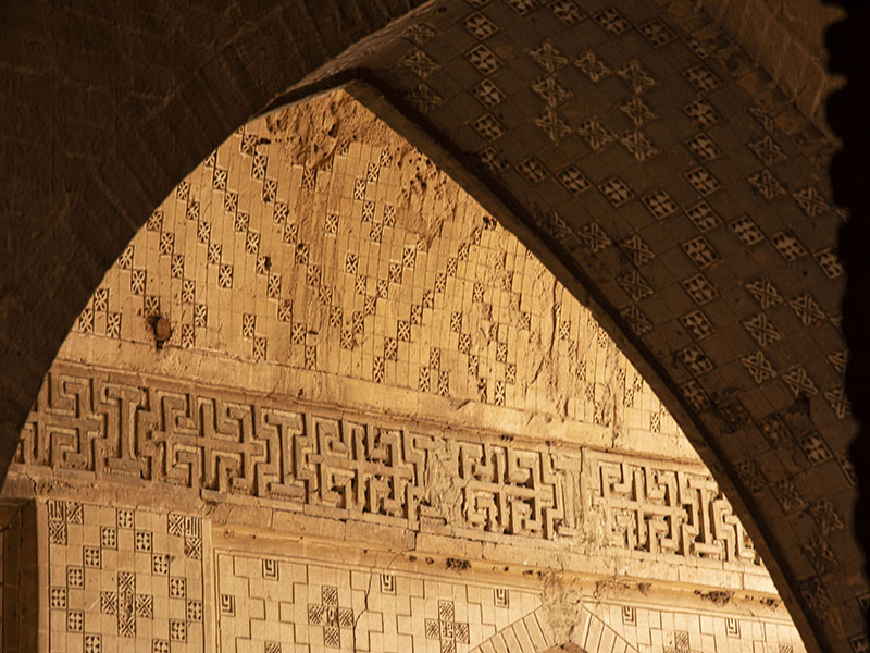 آجرکاری زیبای مسجد جامع اشترجان